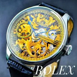 SKELETON ROLEX WRISTWATCH