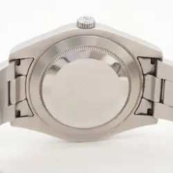 ROLEX DATEJUST 116334 SS×WG AT BLACK DIAL 1 EXTRA LINK