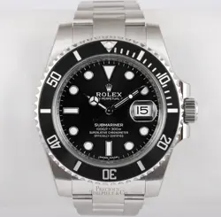 Rolex Submariner Date 116610 S/ Steel 40mm Watch-Black Ceramic Bezel-Black Dial