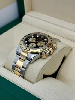 NEW 2024 ROLEX DAYTONA 40MM 126503 TWO-TONE BLACK DIAMOND DIAL