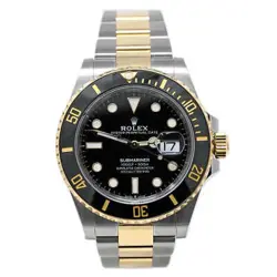 ROLEX SUBMARINER 41MM BLACK DIAL WATCH 126613LN YG