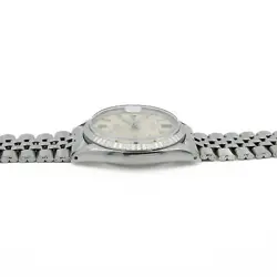 Rolex OP Datejust Ref.1603 SS Silver Dial Box 36mm Full Set #W132547-1