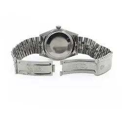 Rolex OP Datejust Ref.1603 SS Silver Dial Box 36mm Full Set #W132547-1