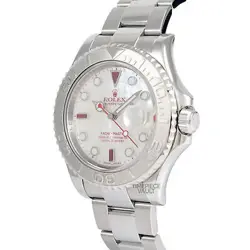 Rolex Yacht-Master 116622 Steel Rolesium 40mm White MOP Ruby/Lume Platinum Bezel