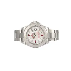 Rolex Yacht-Master 116622 Steel Rolesium 40mm White MOP Ruby/Lume Platinum Bezel