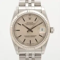 ROLEX DATEJUST 68274 SS×WG AT SILVER-FACE