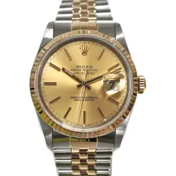 ROLEX 16233 DATEJUST GOLD MEN'S WATCH #KN343