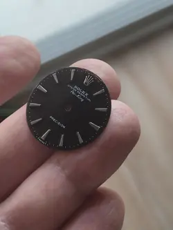 Rolex AirKing 5500 black dial with Arrow hour markers.