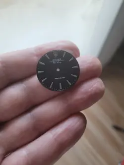 Rolex AirKing 5500 black dial with Arrow hour markers.