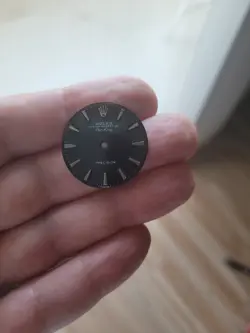 Rolex AirKing 5500 black dial with Arrow hour markers.
