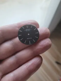 Rolex AirKing 5500 black dial with Arrow hour markers.