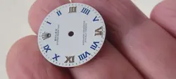 Rolex Midsize white dial with blue roman numbers for model 177200 No date,beauty