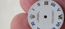 Rolex Midsize white dial with blue roman numbers for model 177200 No date,beauty