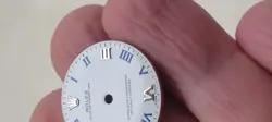 Rolex Midsize white dial with blue roman numbers for model 177200 No date,beauty