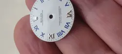 Rolex Midsize white dial with blue roman numbers for model 177200 No date,beauty