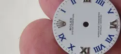 Rolex Midsize white dial with blue roman numbers for model 177200 No date,beauty