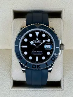 2023 ROLEX YACHT-MASTER 42MM 226659 WHITE GOLD OYSTERFLEX BLACK DIAL