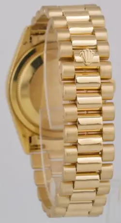 ROLEX DAY-DATE PRESIDENT FACTORY CHAMPAGNE DIAMOND 36MM 18K YELLOW GOLD 18238