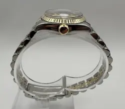 Rolex Lady Oyster Perpetual Date 6917 Watch 18K Gold Vintage