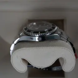 ROLEX SEA-DWELLER 16600 SILVER OYSTER BRACELET WITH BLACK BEZEL