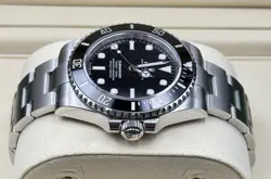 ROLEX SEA-DWELLER 16600 SILVER OYSTER BRACELET WITH BLACK BEZEL