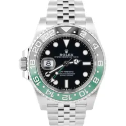 MINT 2022 PAPERS ROLEX GMT-MASTER II SPRITE GREEN BLACK JUBILEE 126720 VTNR BOX