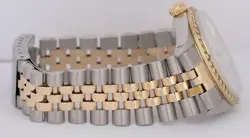 ROLEX DATEJUST 36MM MOP DIAMOND 18K GOLD TWO-TONE STAINLESS STEEL WATCH 16013