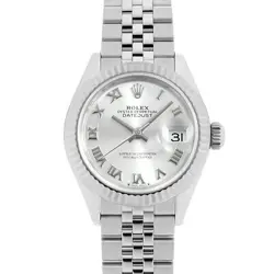 ROLEX DATEJUST 279174 SILVER ROMAN 5 ROW JUBILEE BRACELET RANDOM NUMBER SECO...