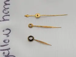 Rolex  Bubbleback gold tone hands for caliber 620 , 630, 645.