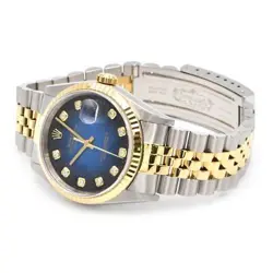 K18YG/SS DIAMOND BLUE