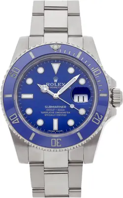 SUBMARINER 116619LB SILVER