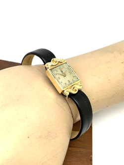 Tudor by Rolex Women's Watch 1108 Swiss Manual Wind 18K Yellow Gold Case 16mm