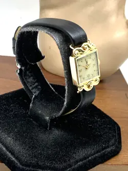 Tudor by Rolex Women's Watch 1108 Swiss Manual Wind 18K Yellow Gold Case 16mm