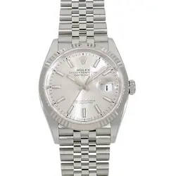 ROLEX DATEJUST 36 126234 SILVER WATCH R45_1104