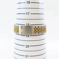 ROLEX DATEJUST AUTOMATIC WATCH 16233 STAINLESS STEEL 18K YELLOW GOLD