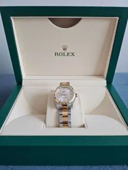 Rolex Datejust 31 Gold & Steel 178273 - Mother of Pearl Diamond, Oyster