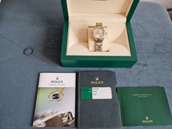 Rolex Datejust 31 Gold & Steel 178273 - Mother of Pearl Diamond, Oyster