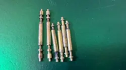 ROLEX YELLOW GOLD DAY DATE SPRING BARS WATCH PINS. AUTHENTIC ROLEX BAR PINS