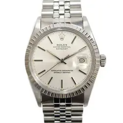 USED ROLEX DATEJUST 16030 SILVER CASE: 36.0MM BAND: 18CM MEN'S WATCH #11145