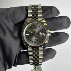 ROLEX DATEJUST 41MM WIMBLEDON DIAL WATCH 126334