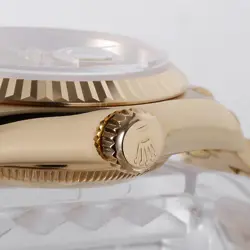 ROLEX DATEJUST 10P DIAMOND 69178G CHAMPAGNE GOLD T NUMBER SECOND HAND WOMEN