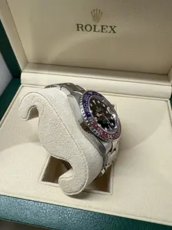 AND BLUE BEZEL