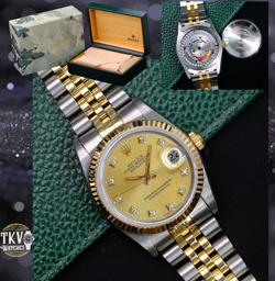 MIDSIZE WATCH 18KYGOLD