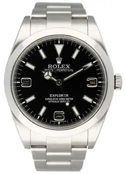 ROLEX EXPLORER 214270 BLACK DIAL MENS WATCH