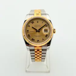 2009 ROLEX DATEJUST - 116233 - CHAMPAGNE ROMAN DIAL
