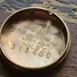 9 ct Gold Rolex Ladies Watch - 9 K Rolex Gold Case With 9ct Gold Rolex Bracelet