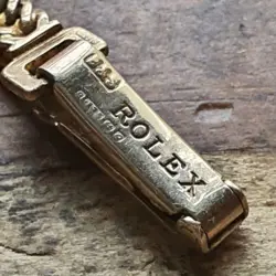 9 ct Gold Rolex Ladies Watch - 9 K Rolex Gold Case With 9ct Gold Rolex Bracelet