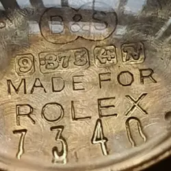 9 ct Gold Rolex Ladies Watch - 9 K Rolex Gold Case With 9ct Gold Rolex Bracelet