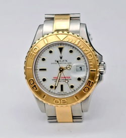 18K TWO-TONE YG/SILVER