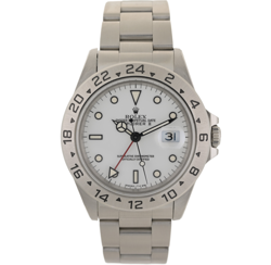 ROLEX POLAR EXPLORER II 16570 40MM WHITE DIAL AUTOMATIC MEN'S WATCH